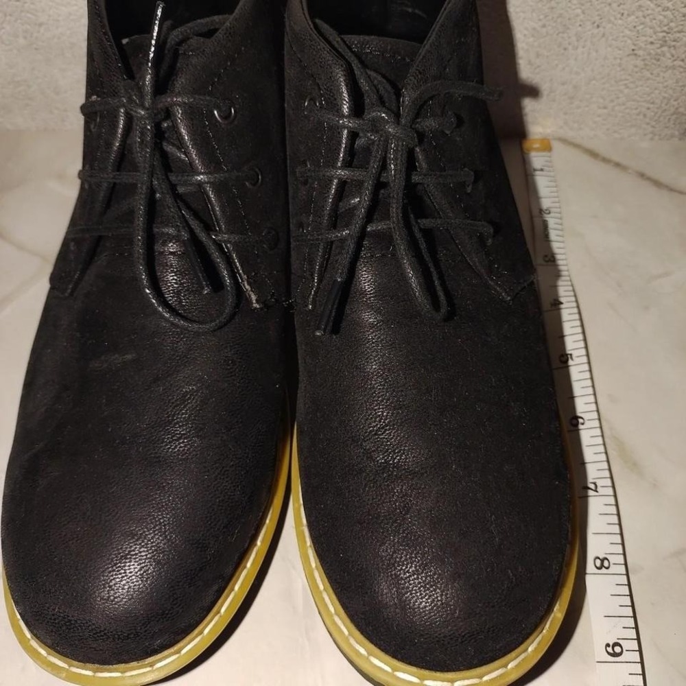 Steve Harvey Boys Black Suede‎ Ankle Boots